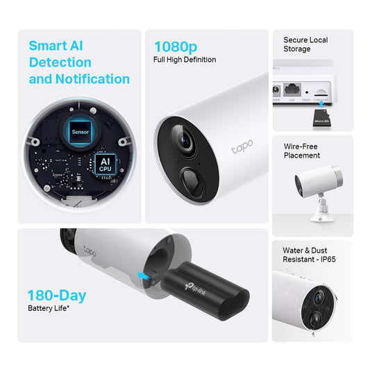 TAPO Smart Security Camera, Tapo C400S2