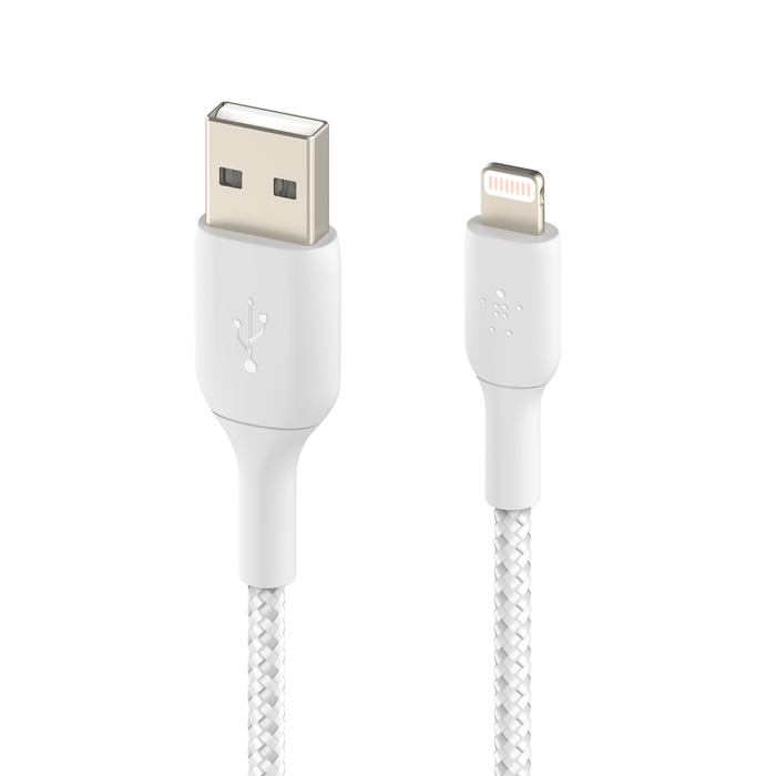"Belkin Cable branded from USB -A to Lightning with a length of 1 meter - white"
