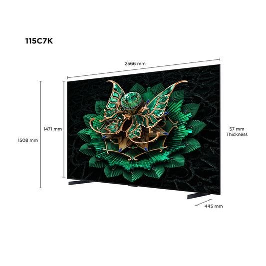 TCL C7K 115 بوصة - زاوية جانبية