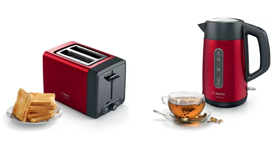 Dazzine toaster Red Bush Tat4p424 toast