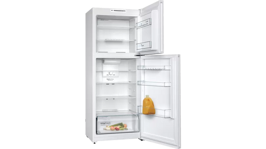 ثلاجة فريزر علوي أبيض السلسلة 2 من بوش 12 قدم