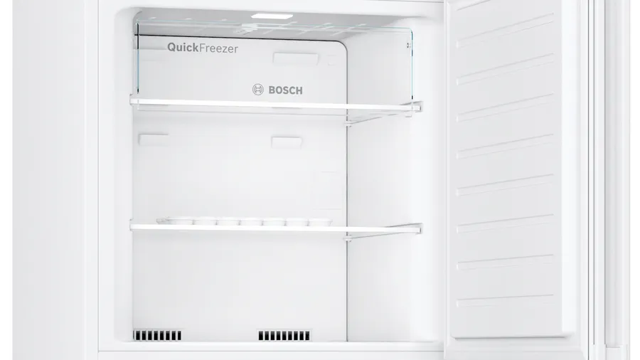 ثلاجة فريزر علوي أبيض السلسلة 2 من بوش