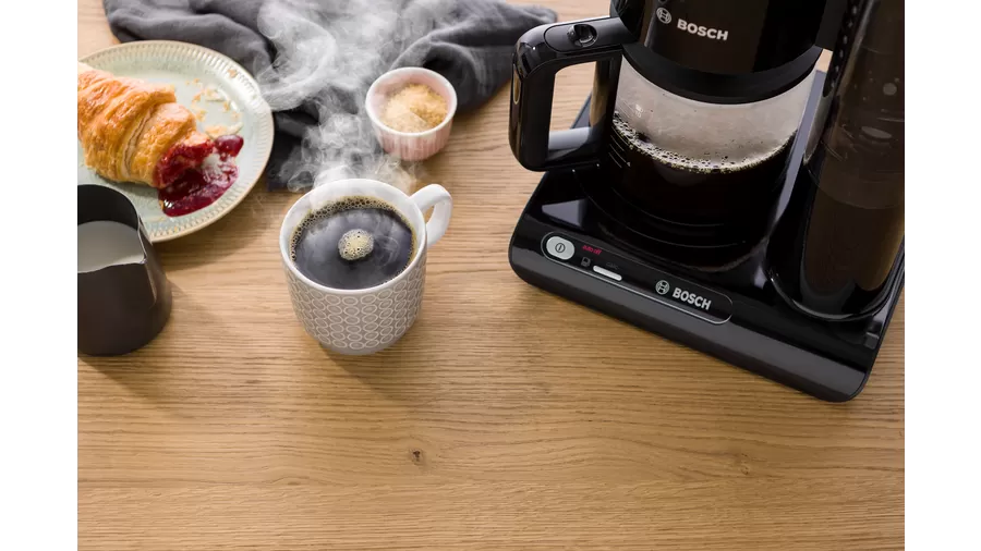 Black style coffee maker