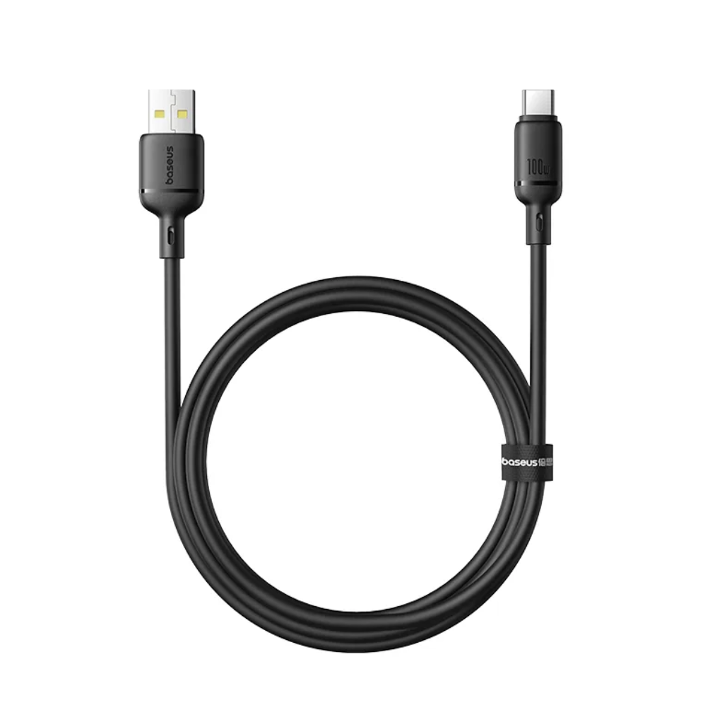 كابل باسيوس Silky USB-C 2 متر أسود