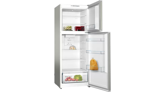 ثلاجة فريزر علوي سلفر من بوش