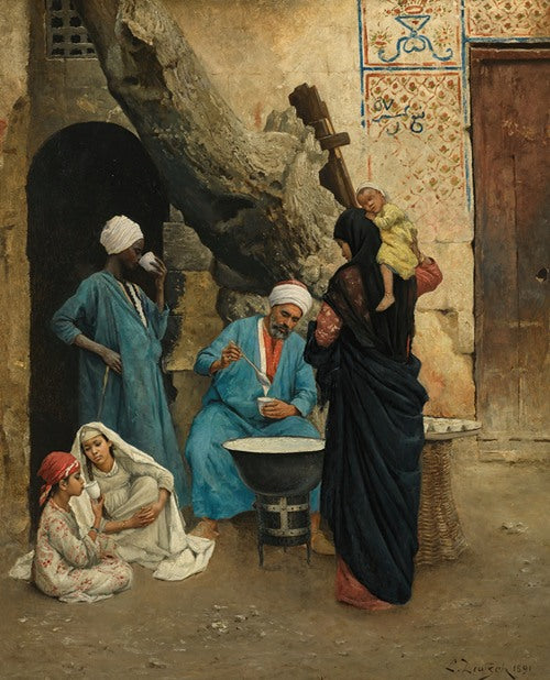 An oriental wall painting 6