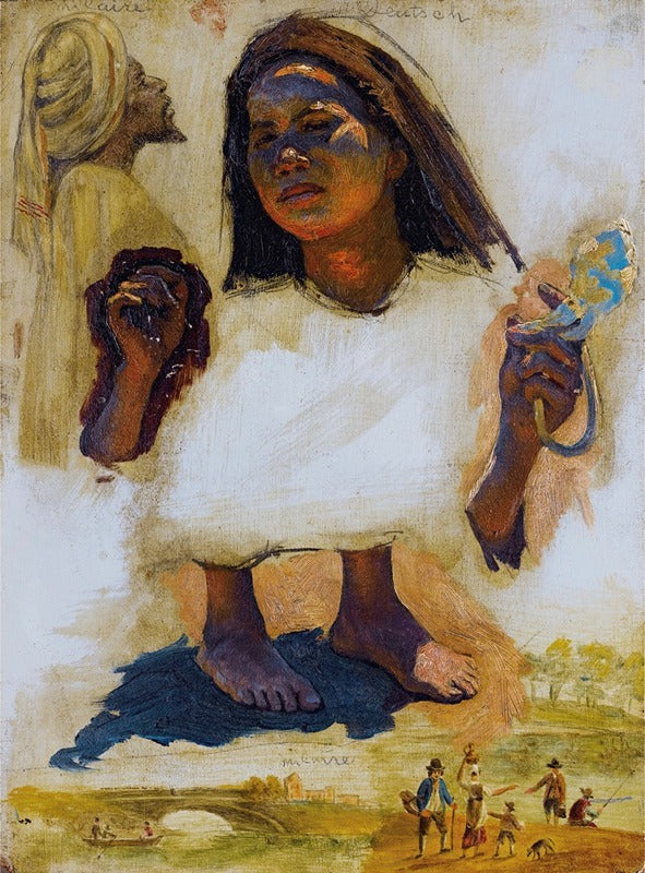 Studies of Heads, Feet and Hands Ludwig Deutsch (Austrian, 1855 - 1935)