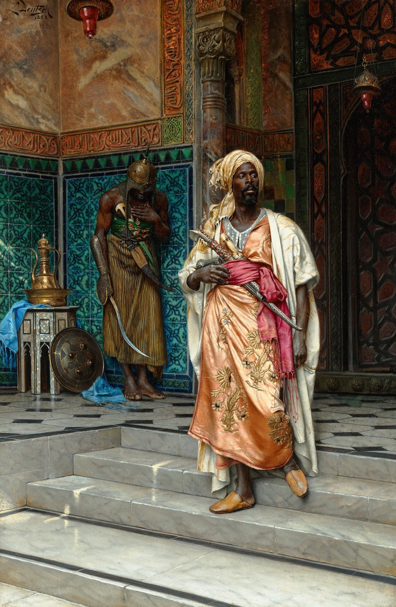 An oriental wall painting 7