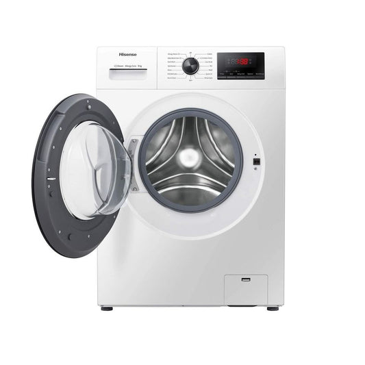 Hysense washing machine front slot 9 kg 1400 steam washing courses
