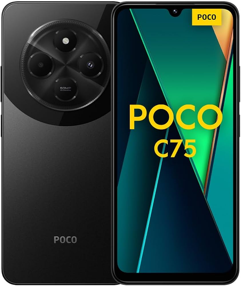 هاتف POCO C75 8+256 جيجابايت، شاشة AMOLED 6.67 بوصة