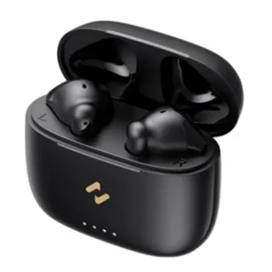 هافيت TW982 سماعات أذن لاسلكية TWS مع تقنية إلغاء الضوضاء البيئية ENC باللون الأسود