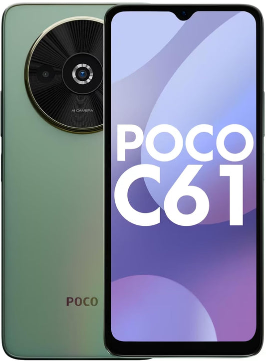 هاتف POCO C61 – ذاكرة 4+128 جيجابايت، أداء قوي وتصميم أنيق
