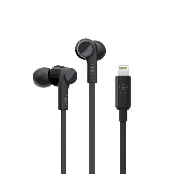 "Belkin headphones with Lightning - Black"