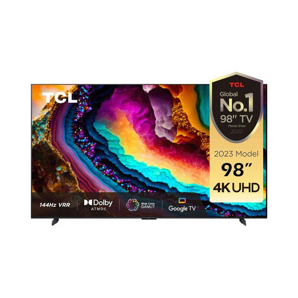 Tcl P745 4K UHD Google TV with Dolby Vision IQ, 98 Inch