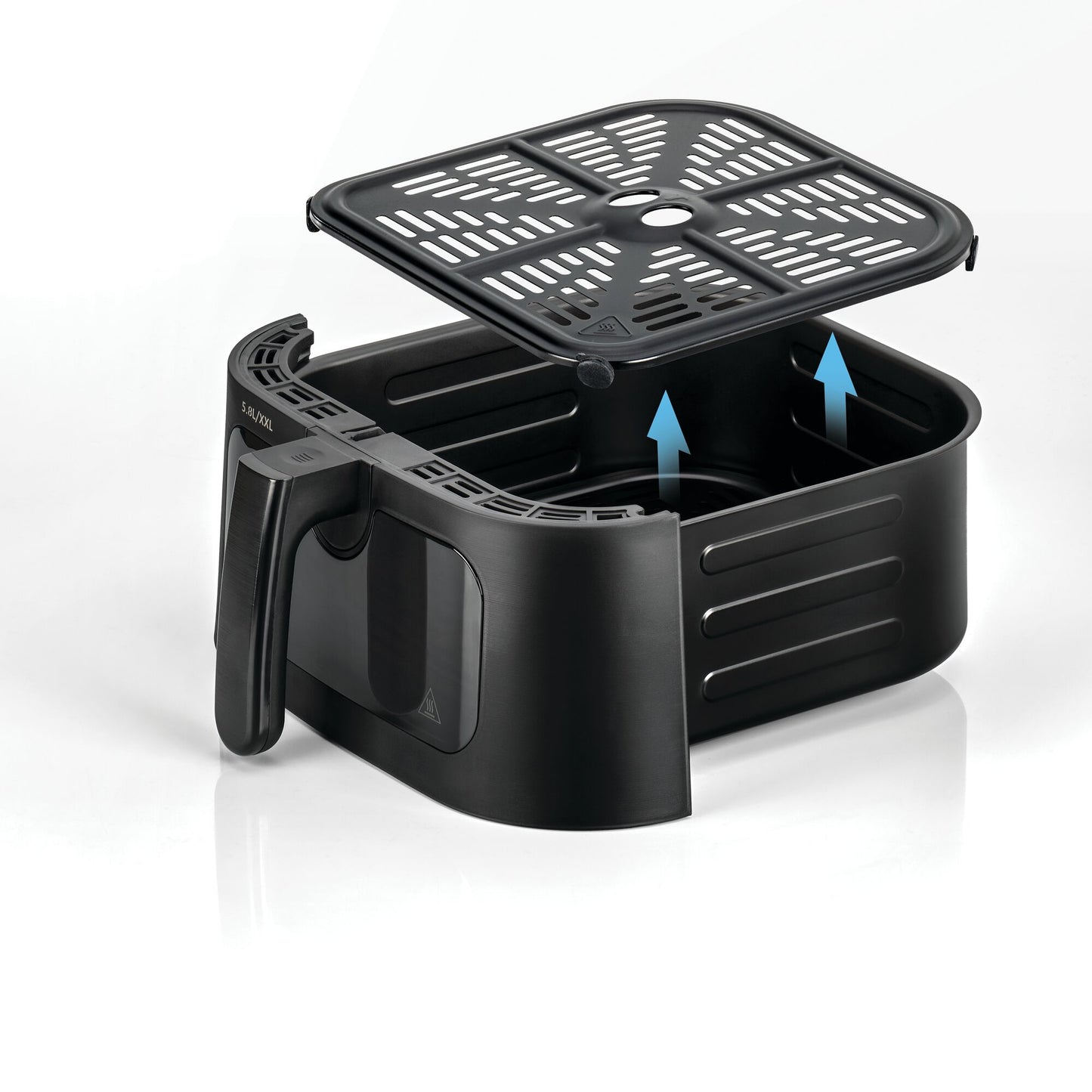 Black airbag+Decker 5.5 liters, 1700 watts - Black (AF5800 -B5)