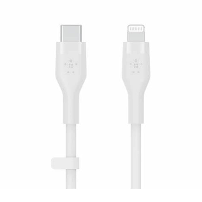 كابل هافيت USB C إلى LTG بطول 1 متر باللون الأبيض