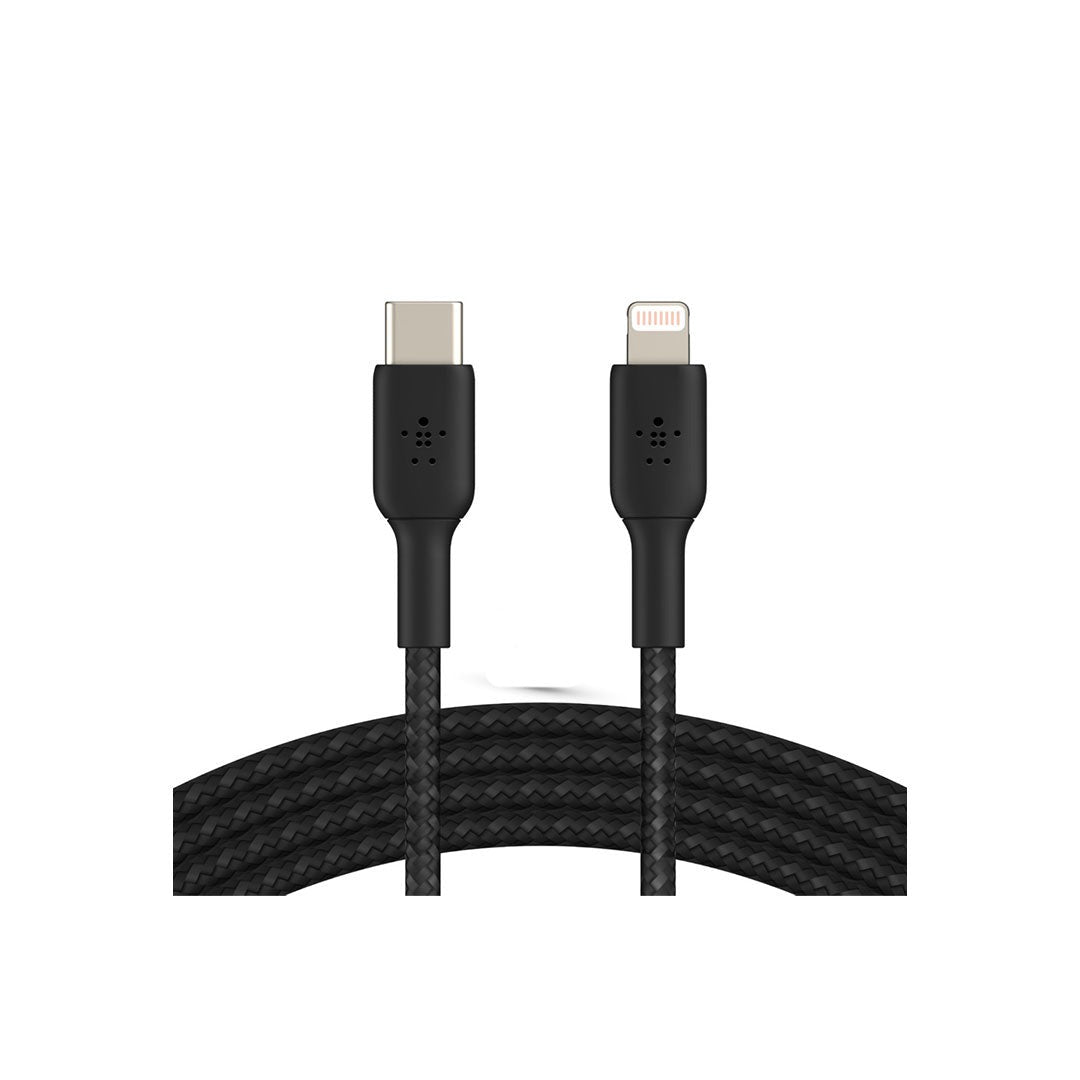 "Belkin Cable branded from USB -C to Lightning with a length of 2 meters - black"