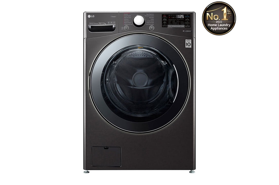 LG washing machine and dryer 12/20 kg and direct drive and steam engine technology