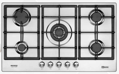 Cook 5 Eyes Steel 90 cm Anside Et190inx