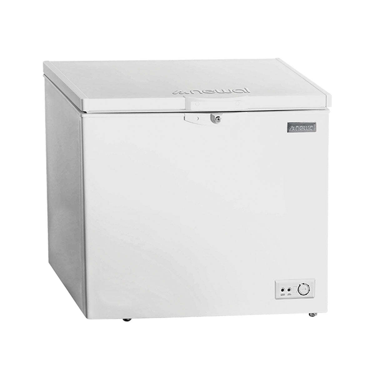 نيوال FRZ-158/01 فريزر أفقي 10 قدم، أبيض مجمدة نوال