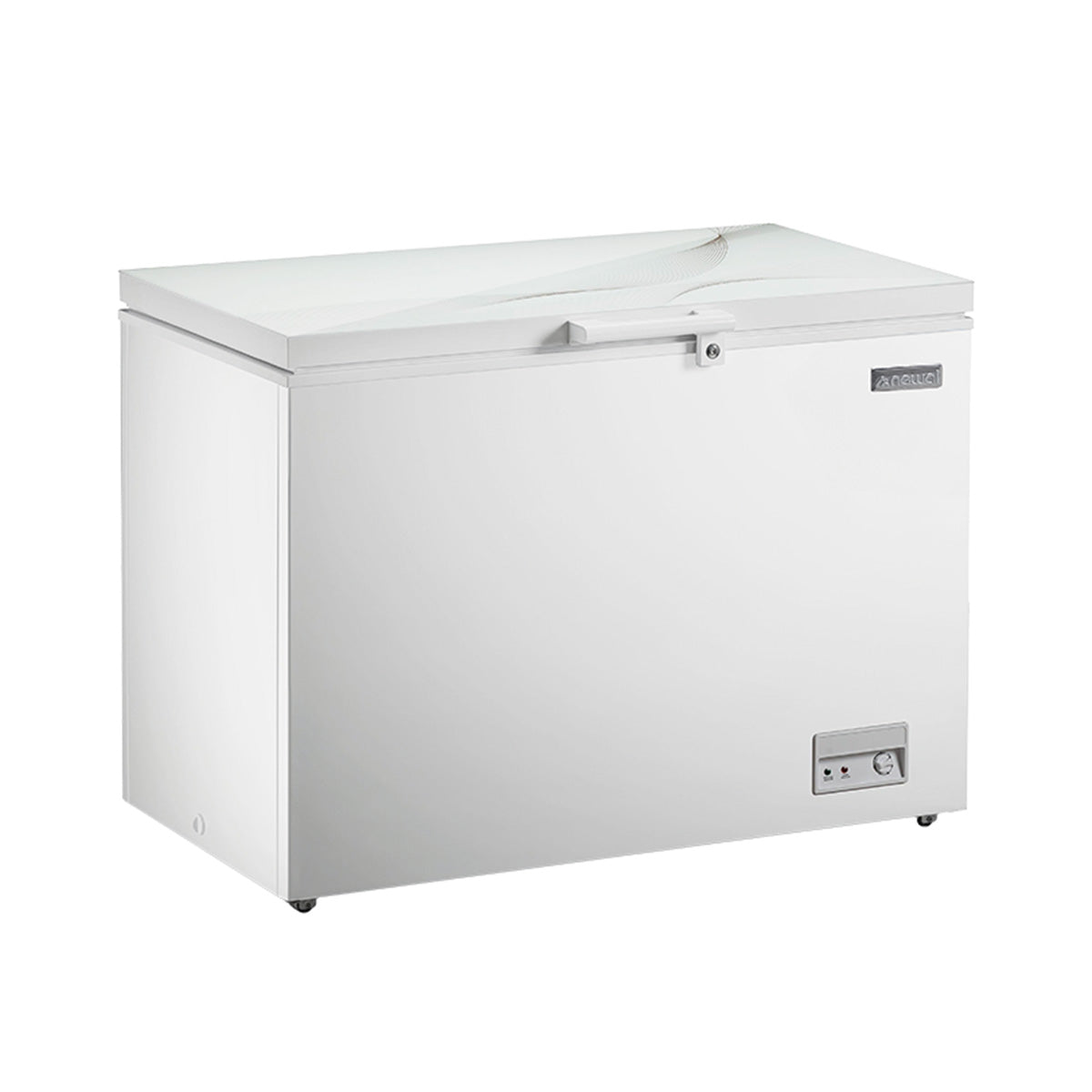 نيوال FRZ-9327/01 فريزر أفقي 14 قدم، أبيض مجمدة نوال