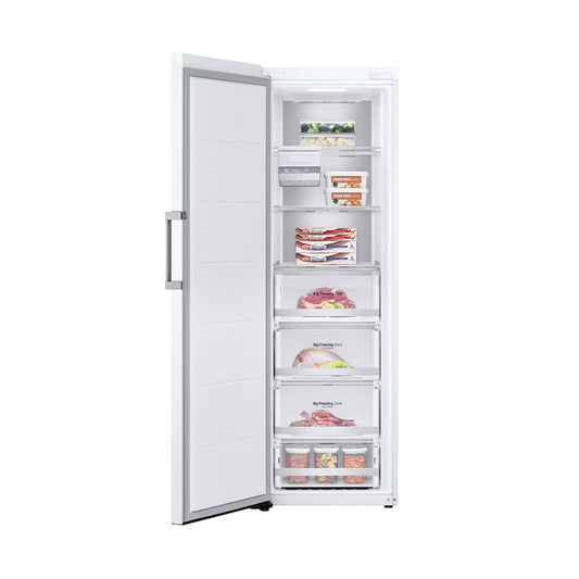 Frozen vertical LG GC-B514EQFM with a capacity