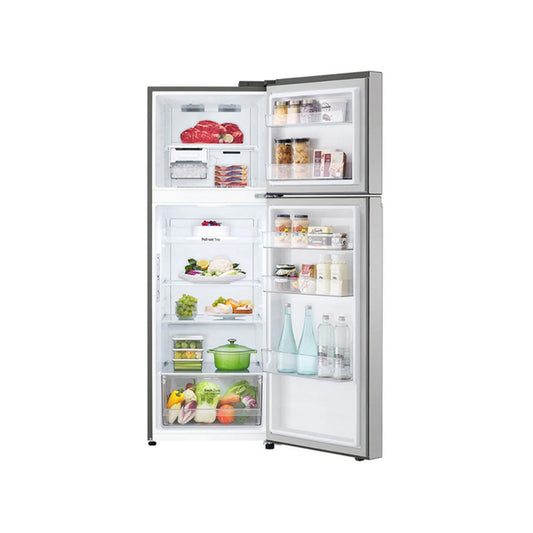 LG GNB-542GVLP refrigerator with a 360-liter caner, silver color