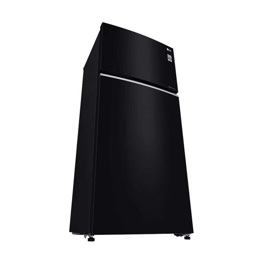 LG GNB -732HGI refrigerator with a 547 -liter upper freezer, equipped with a banner and a Door Cooling⁺ - black glass