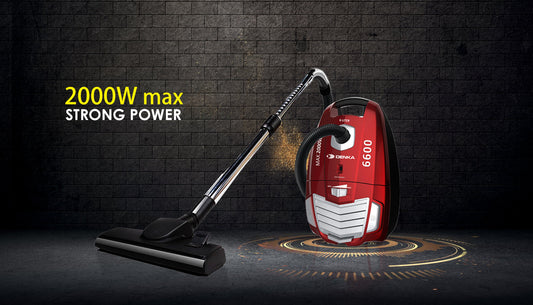 Dinka Kanster vacuum cleaner with a bag, 6L, 2000W Max