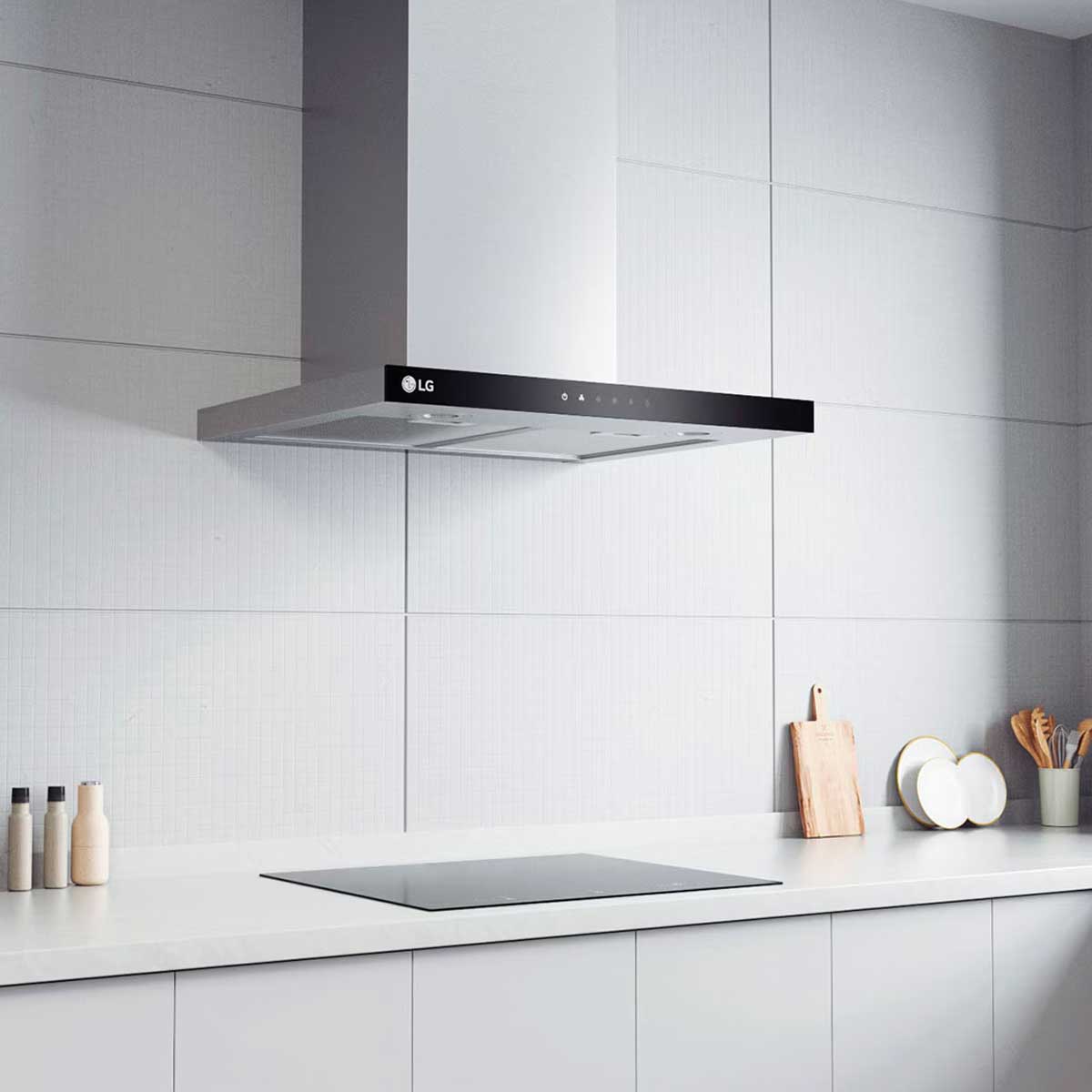 LG HC7Z2425S kitchen with a width of 60 cm, with touch control and high suction power