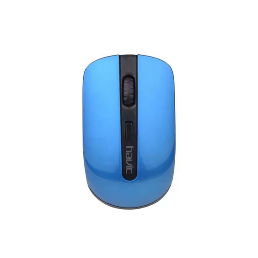 ماوس هافيت 4 مفاتيح لاسلكي أسود + أزرق