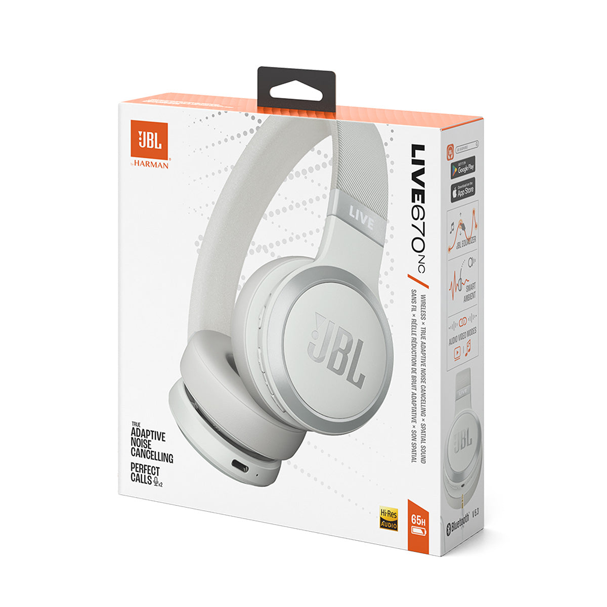سماعة JBL Live 670NC – خفيفة ومريحة مع صوت قوي وعزل ذكي للضوضاء