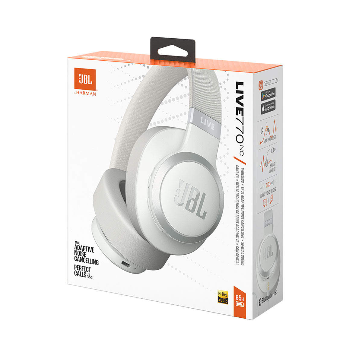 JBL Live 770NC headphone - Professional sound and smart isolation for an overwhelming listening experience
