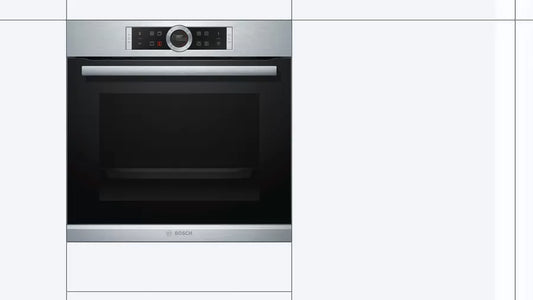 Electrical oven compact 60 cm stainless steel Silver 8 series of Bush