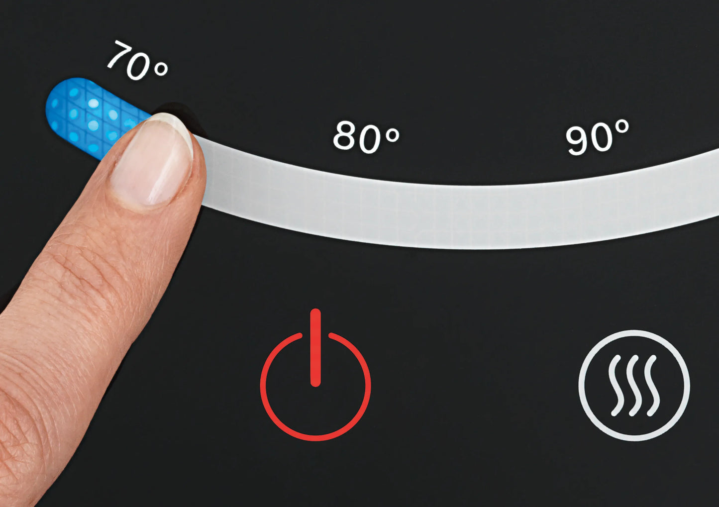 Stainless Steel and Black Givet Touching from Bush