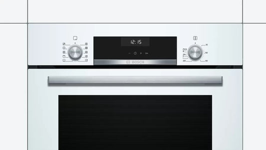 Electric oven compact 60 cm white glass chain 6 Bush