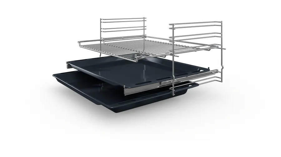 Electric oven compact 60 cm black glass series 4 Bush