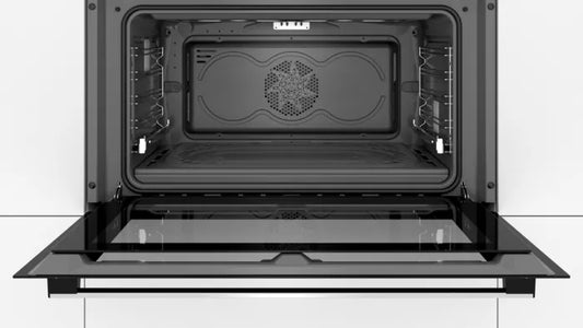 Gas and electricity oven, compact 90 cm stainless steel series 4 from Bush