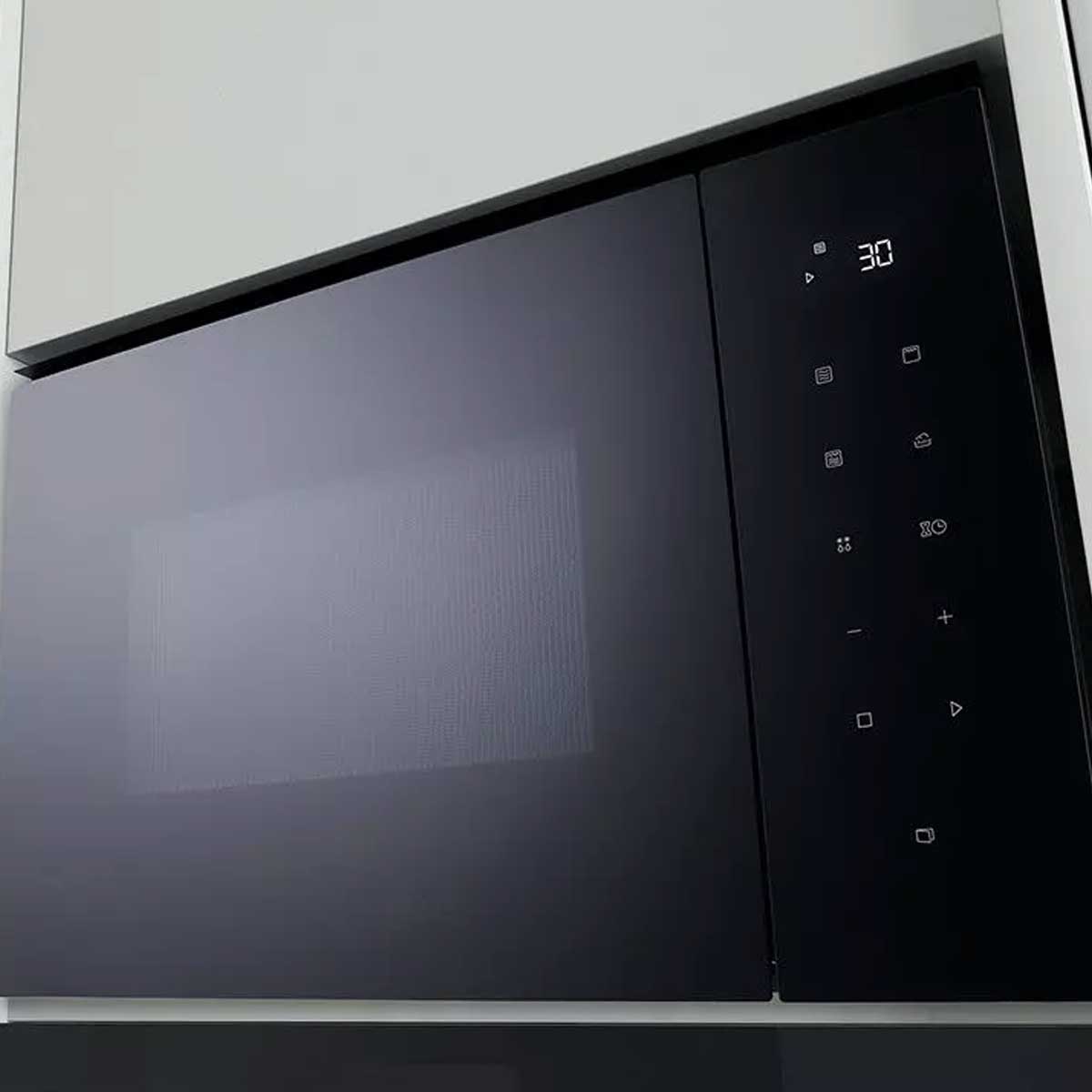 فرن ميكروويف مدمج LG MGBZ2593F، من الفولاذ المقاوم للصدأ مع شاشة لمس LED