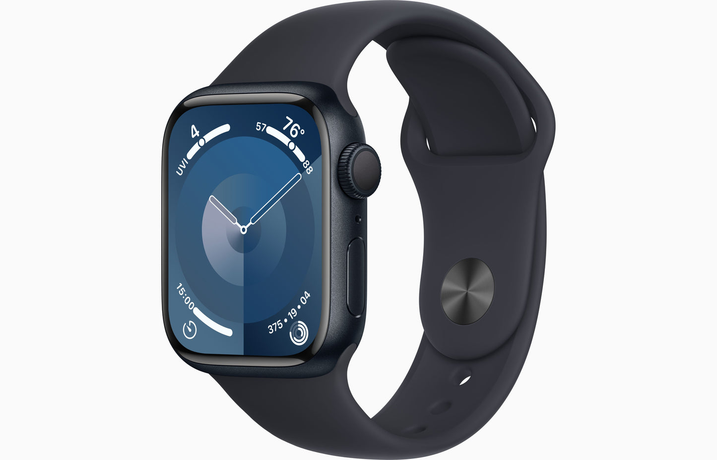 Apple Watch Series 9 45M GPS Midnight - Apple Cyries 95 mm on GPS - midnight color