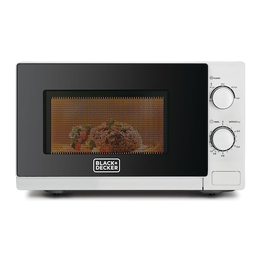 Black microwave oven + Dicker MZ2020p -B5 with a capacity of 20 liters - black color