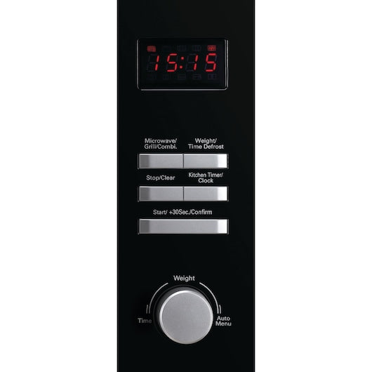 Black microwave oven + Dec2800pg-B5 with a capacity of 28 liters with grill