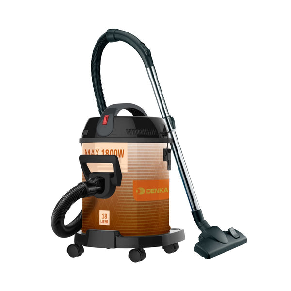 Dinka barrel broom with only dry, 18l, 1800w max