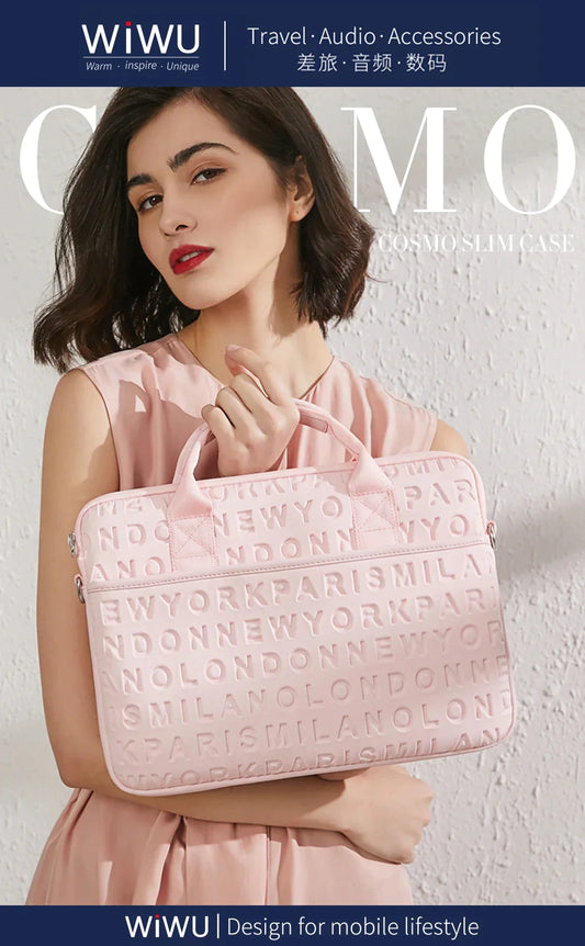 Wiwu waterproof, Lycra Cosmo, a mobile computer bag, handbag, with a belt for men and women