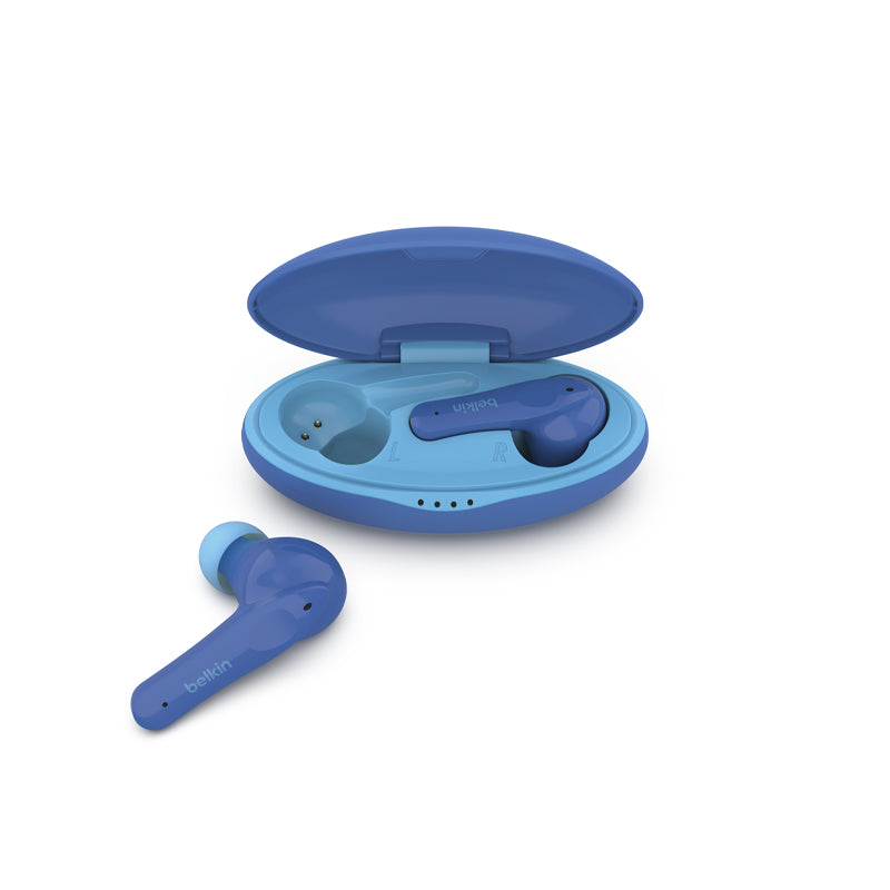 The real wireless Belkin Soundform Nano headphones - blue "