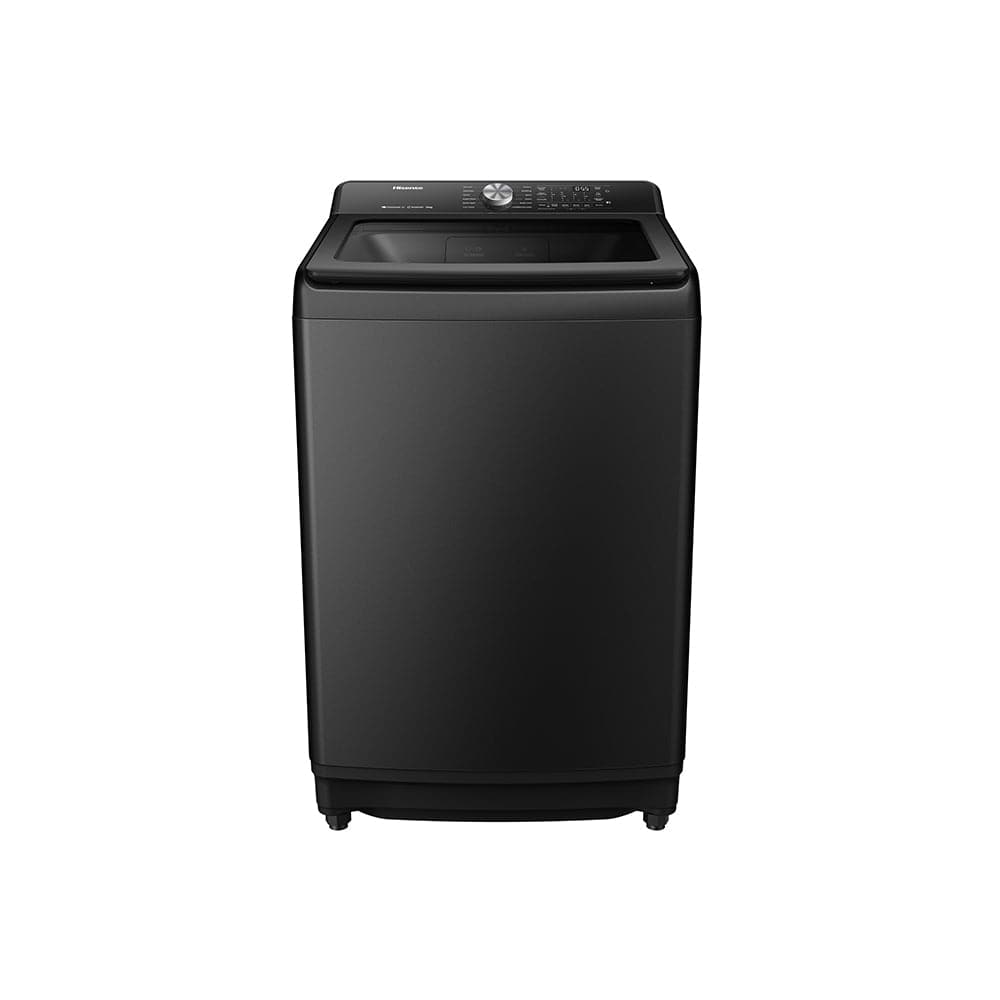 Hysense washing machine two upper basin 20 kg - WT5T2025DB, powerful performance, black color
