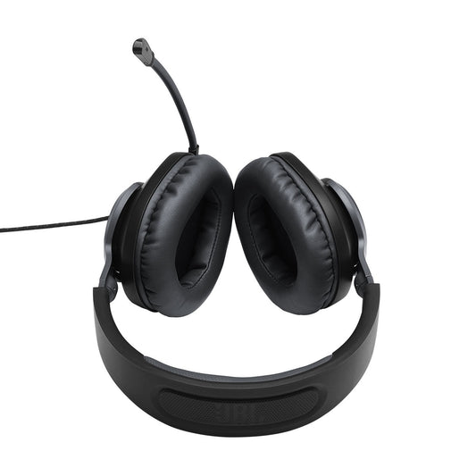 سماعة JBL Quantum 100M2 – أسود – دقة صوتية وميكروفون واضح لتجربة ألعاب احترافية