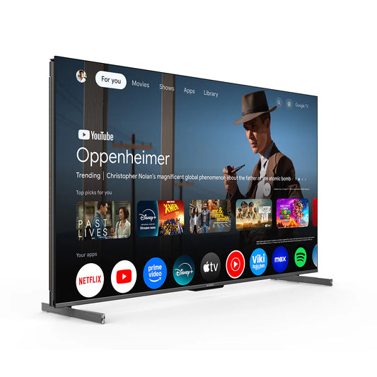 شاشة شينون 65 بوصة SH65SQ10SGTV Mini QLED 4K – معدل تحديث 144Hz – نظام Google TV