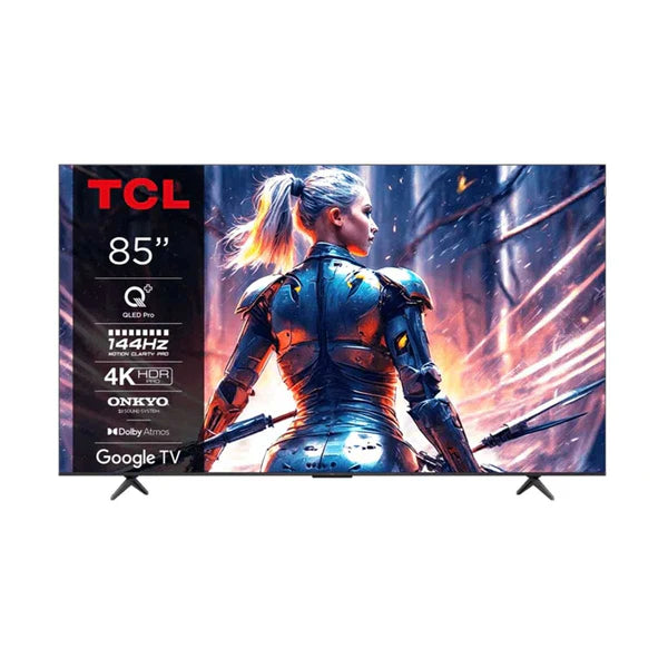 Tcl 85 T8B 4K 144Hz QLED TV with Google TV and Game Master Pro 3.0