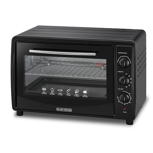 Tustter Black + Decker Tro45rdg-B5 with a capacity of 45 liters with double glass and rotating grill